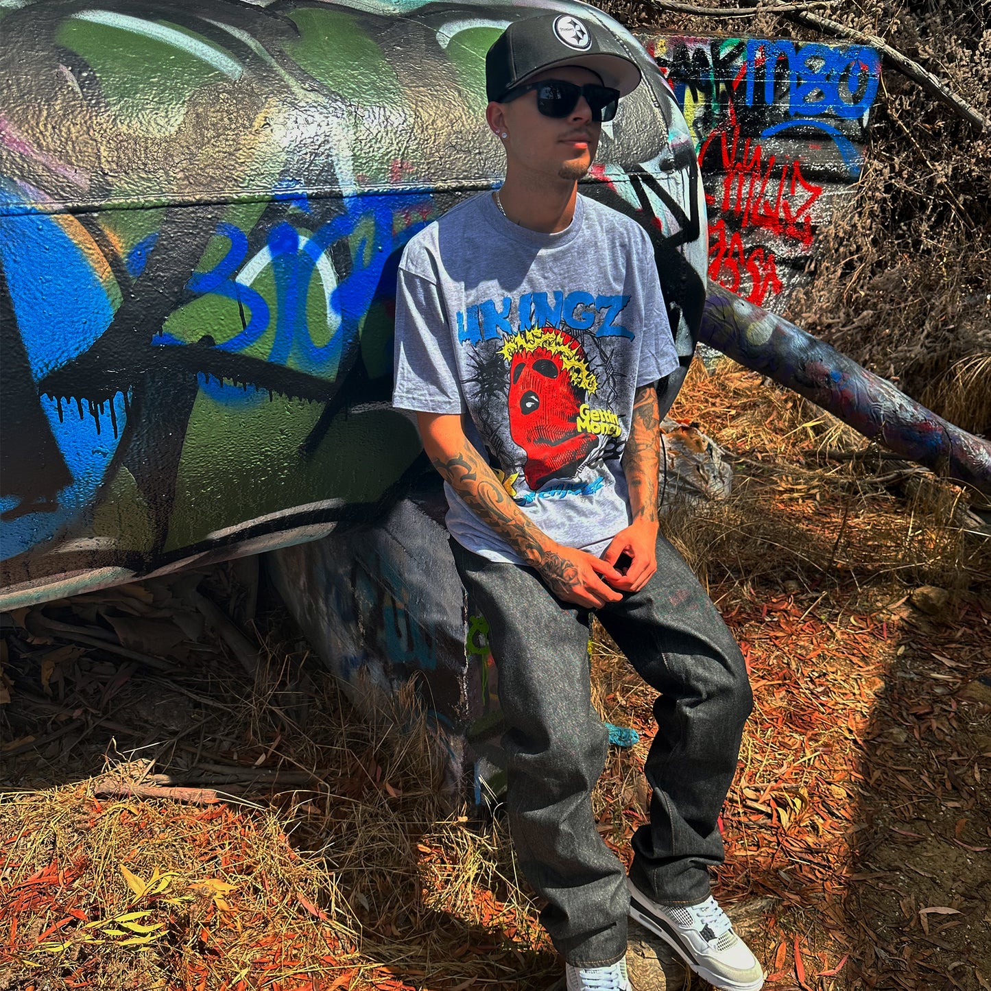 Street Jesuz T-Shirt (Grey)